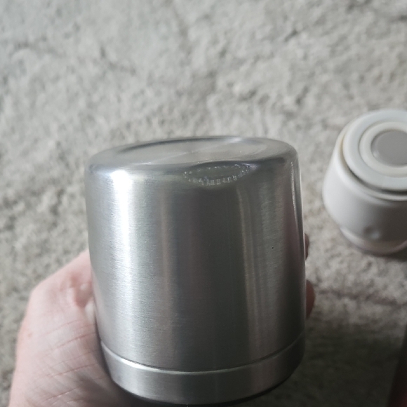 Starbucks Brown Leather and Silver Thermos - Picture 2 of 5